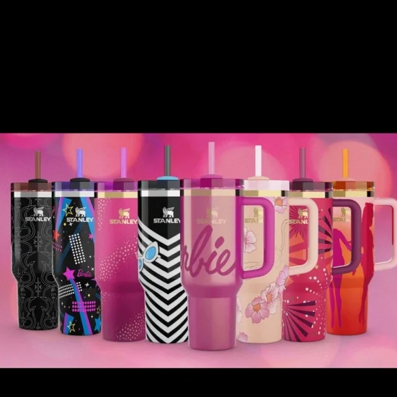 Stanley x Barbie 80s Dynamite 40oz. Quencher limited ed collectors NIB last one - Picture 4 of 12